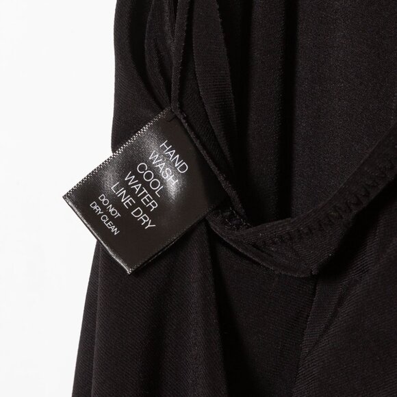 Norma Kamali Black Open-Back Stretch-Jersey Wide-Leg Jumpsuit - XS / FR 34 - Picture 8 of 15